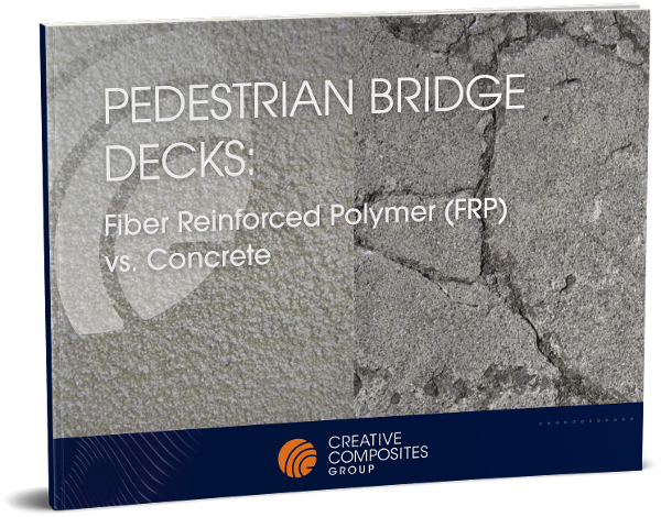 Pedestrian Bridge Decks: FRP v. Concrete
